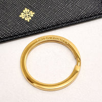 18K Gold Plated Keyring