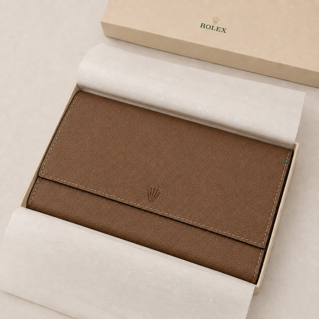 Royal Taupe Trinity Watch Travel Case
