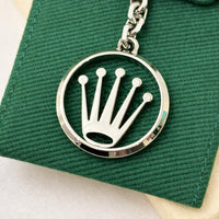Steel Crown Emblem Keychain