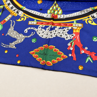 Must de Cartier Paris Jewel Motif Silk Scarf