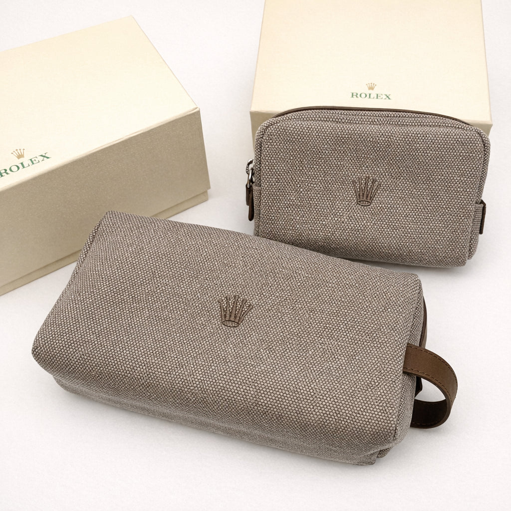 Canvas Utility Collection Travel Pouch Zip Case Set