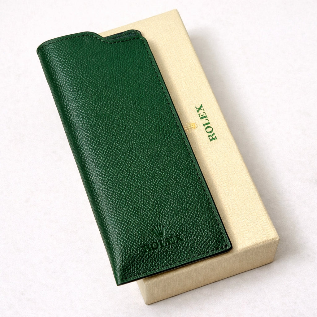Verdant Leather Glasses Case