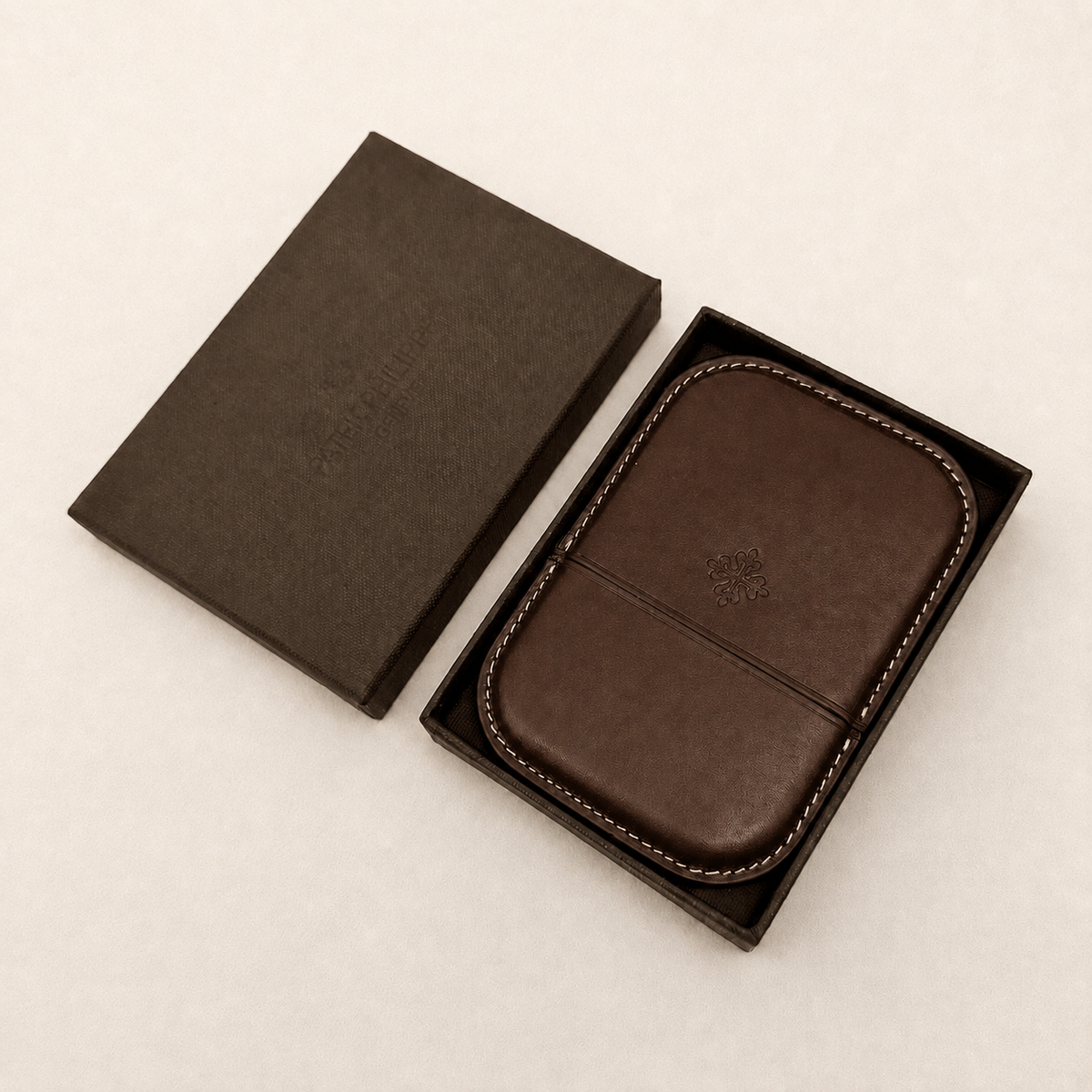 Calatrava Cross Leather Card Holder