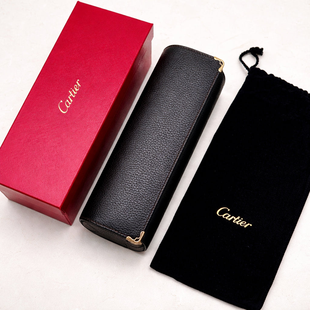 Trinity Calfskin Watch & Jewelry Roll