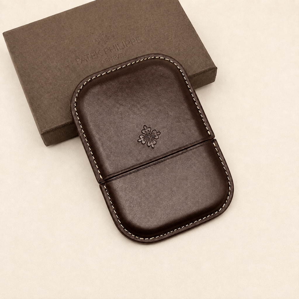 Calatrava Cross Leather Card Holder