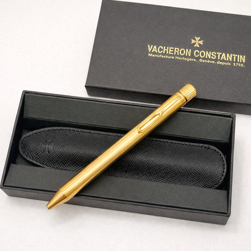 Malte Elegance Brass Pen Set