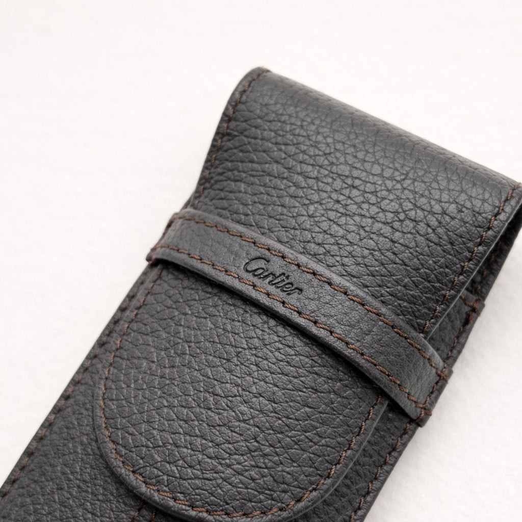Noir Calfskin Pen Case