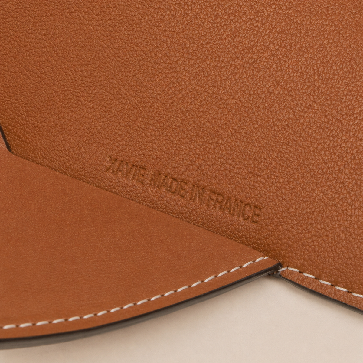 Cognac Black Signature Passport Holder
