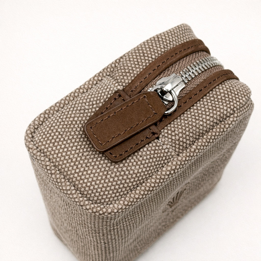 Canvas Utility Collection Travel Pouch Zip Case Set