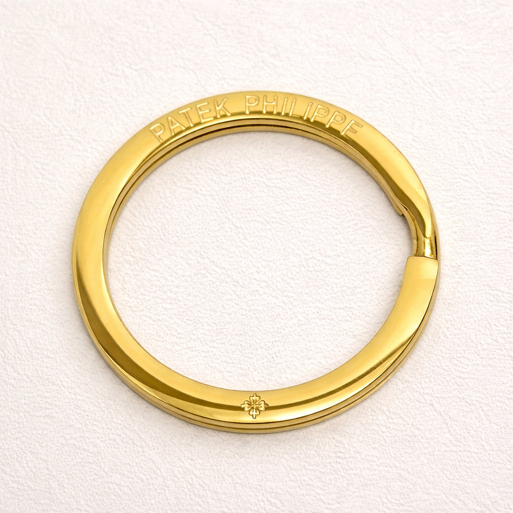 18K Gold Plated Keyring