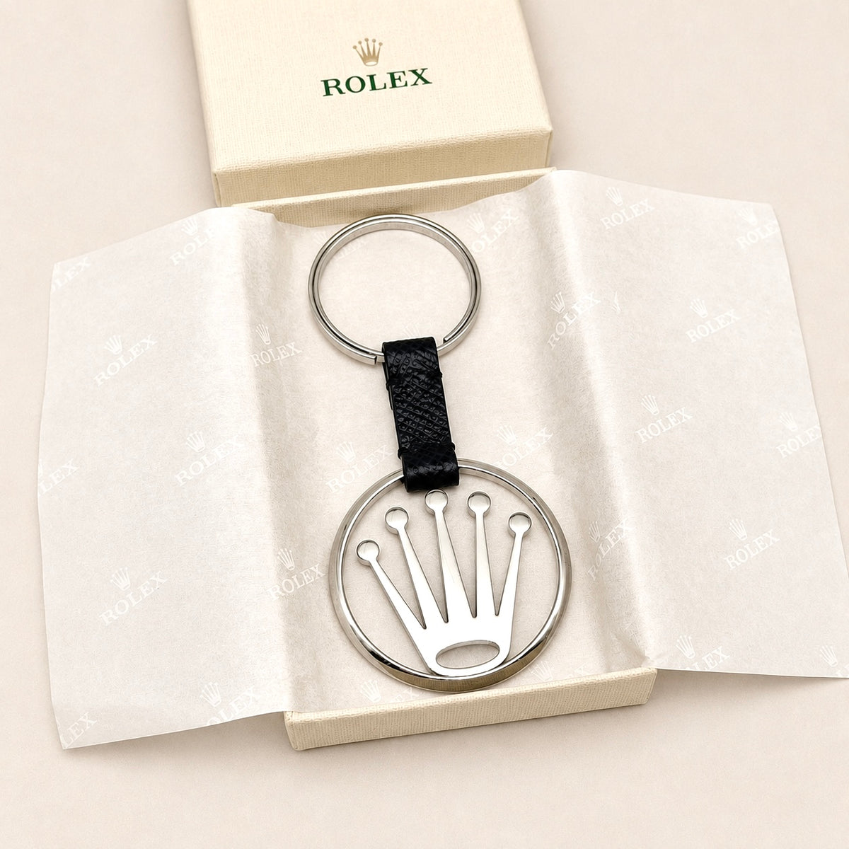 Verdant Steel Emblem Keychain