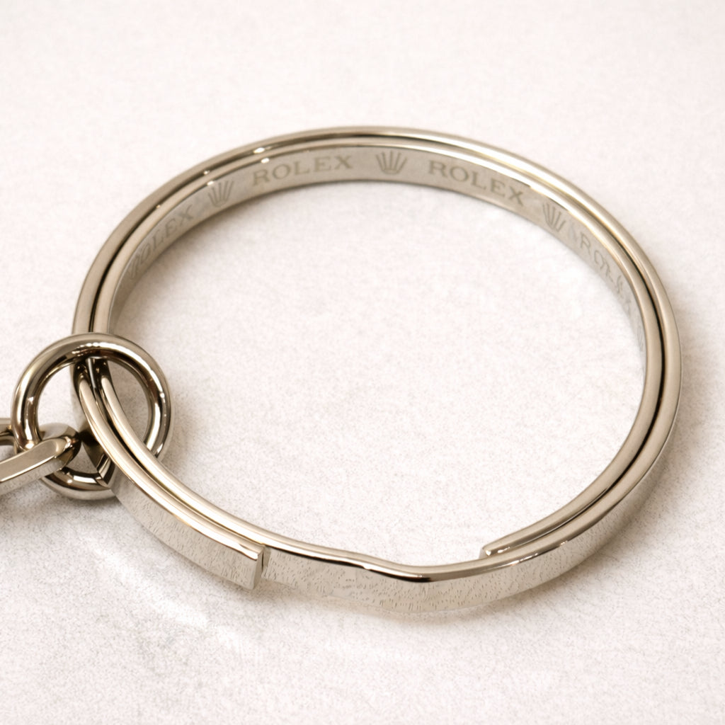 Steel Crown Emblem Keychain