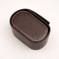 Brown Calfskin Watch Case