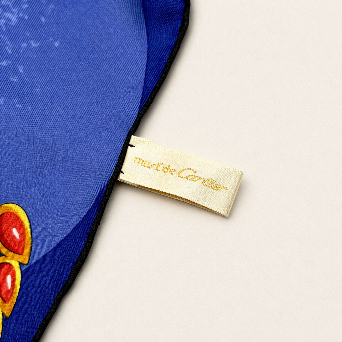 Must de Cartier Paris Jewel Motif Silk Scarf