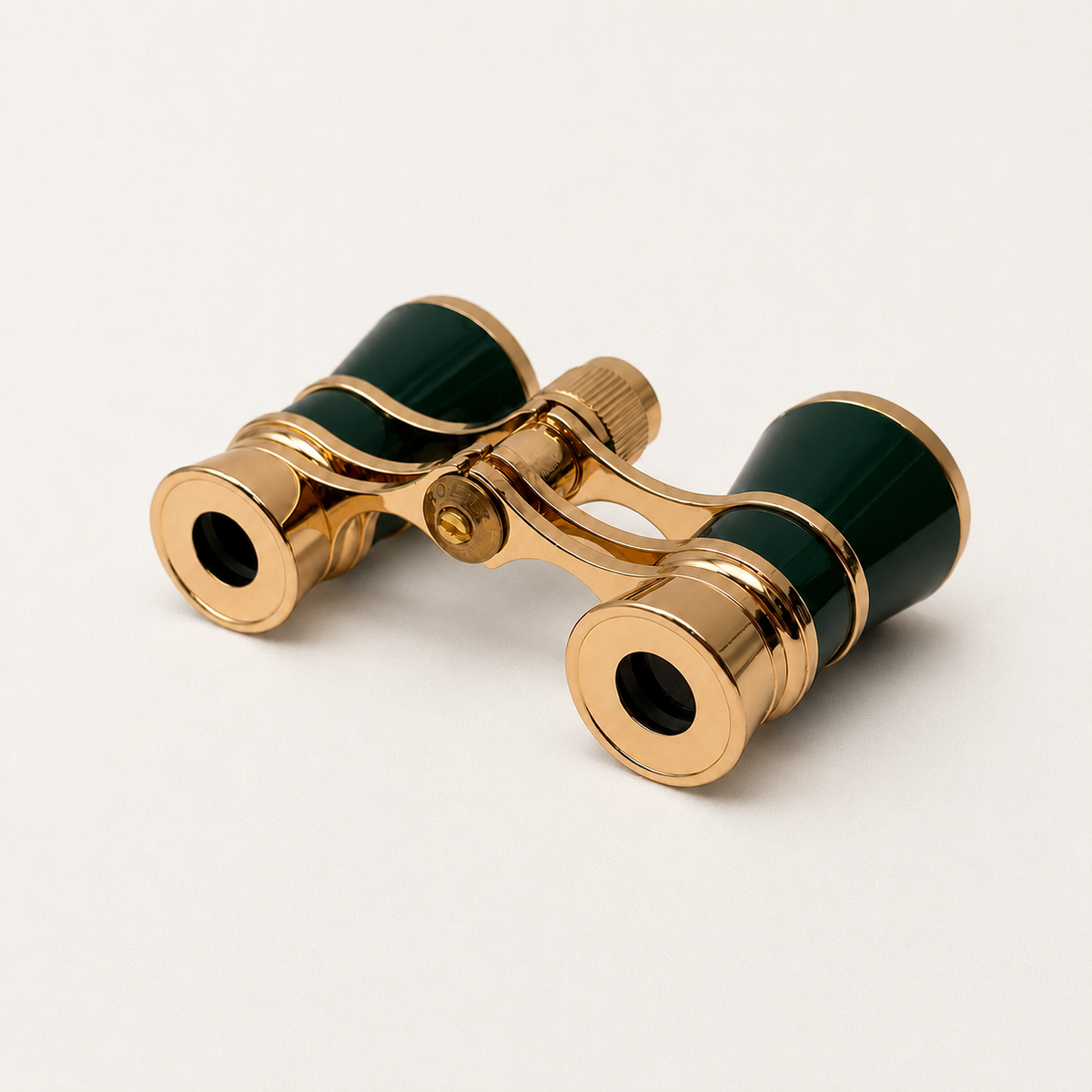 Gold Lacquer Engraved Opera Binoculars