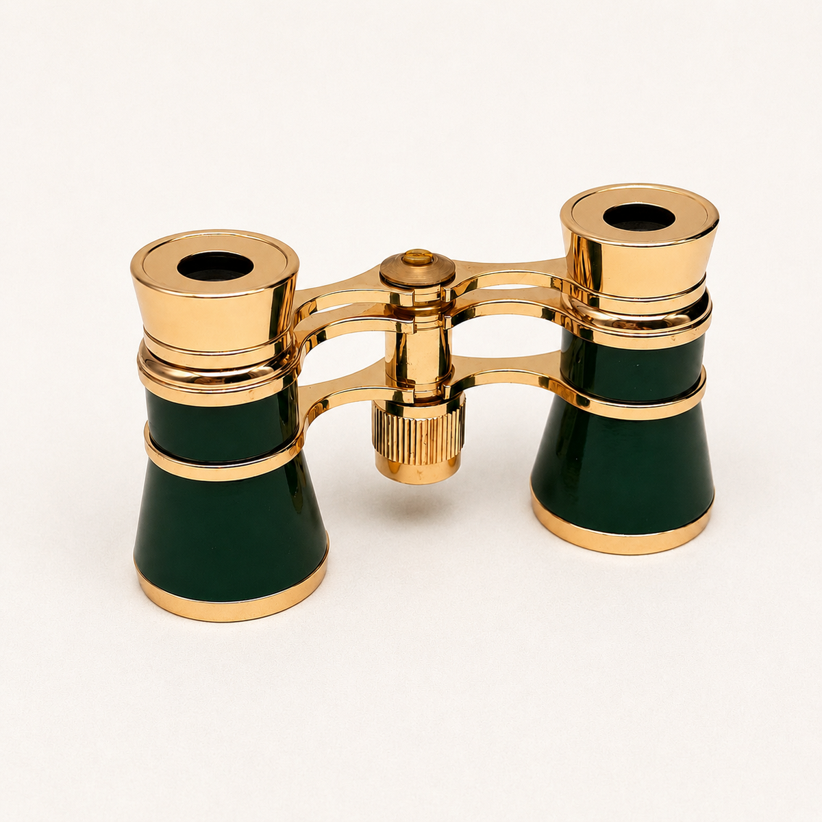 Gold Lacquer Engraved Opera Binoculars