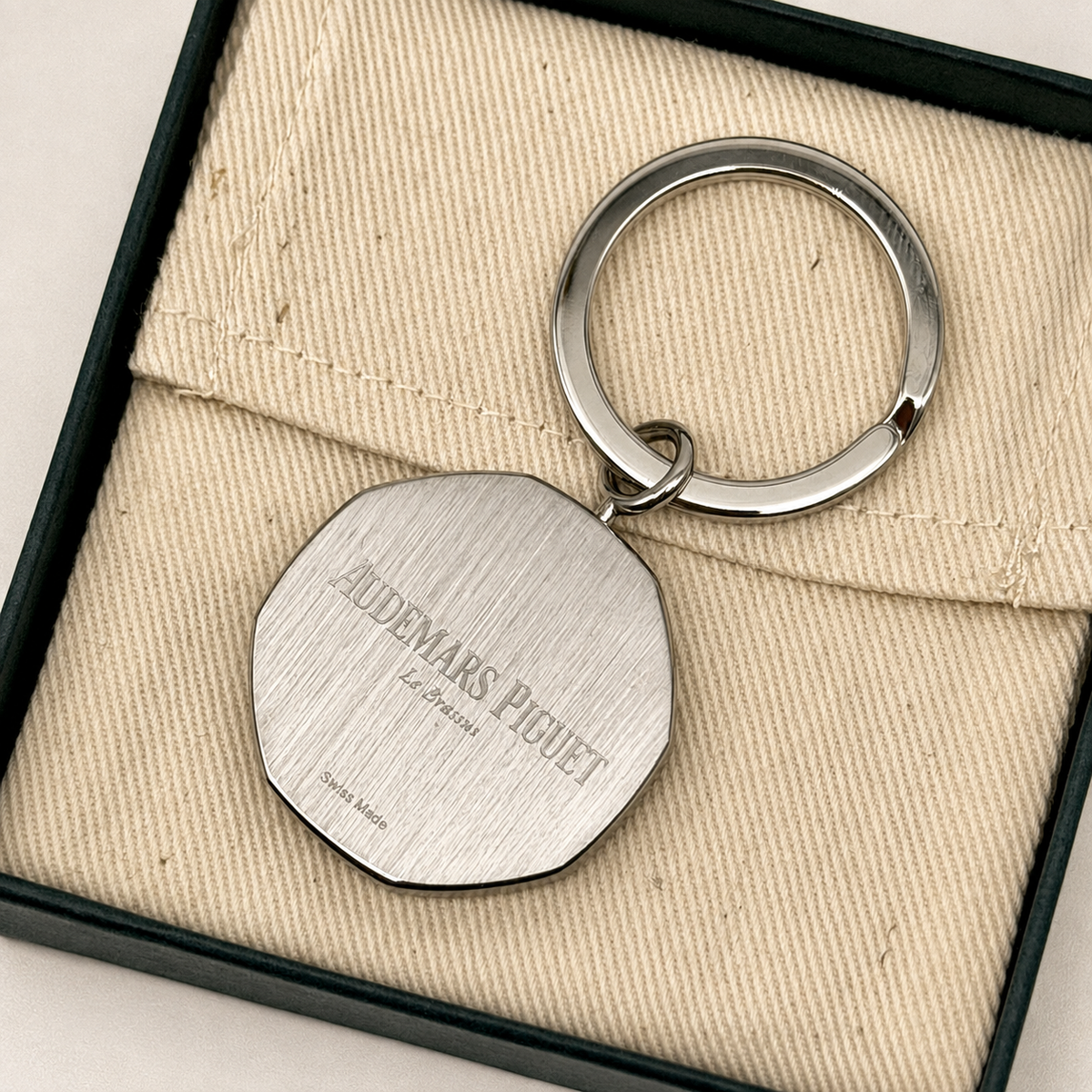 Frosted Royal Oak Keychain