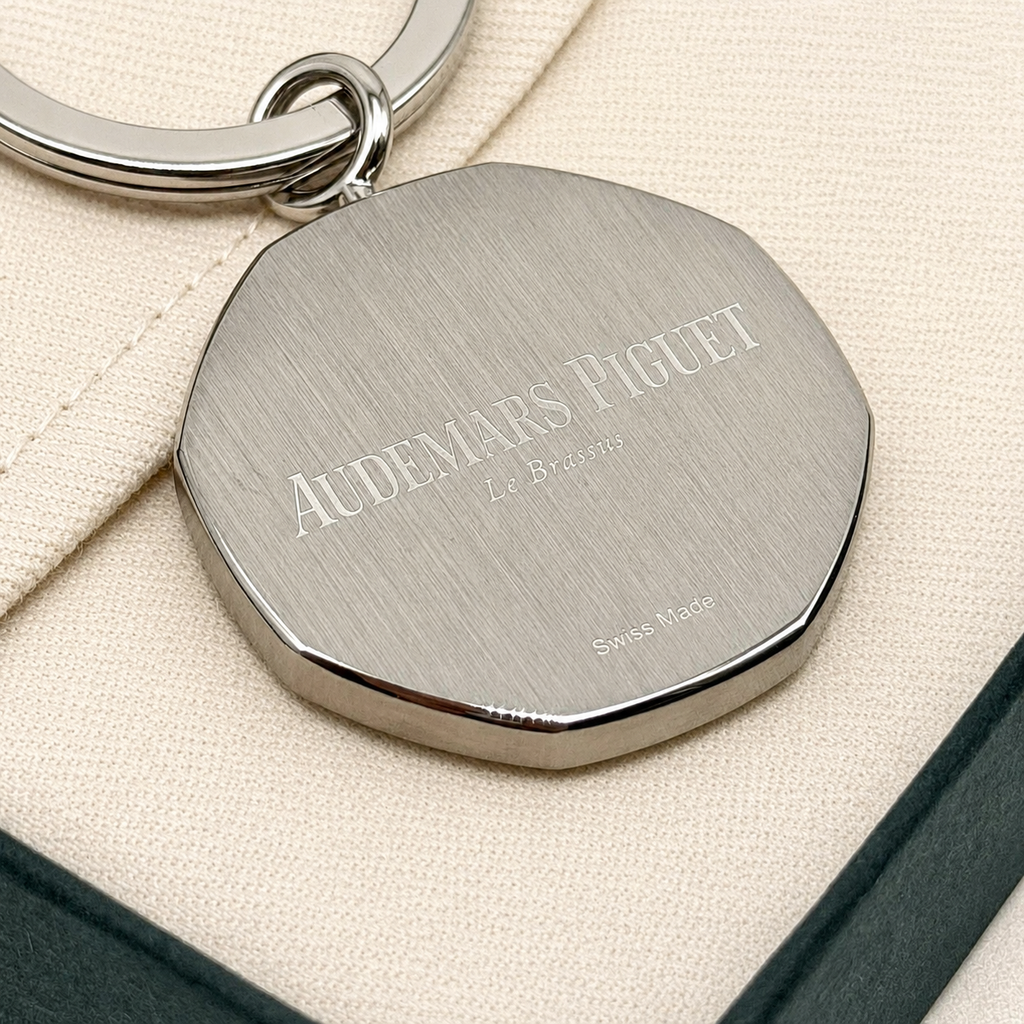Frosted Royal Oak Keychain