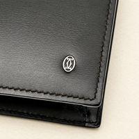 Cartier Black Leather Document Clutch, view 3
