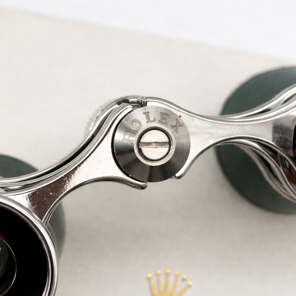 Green Lacquer Engraved Opera Binoculars