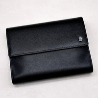 Red & Black Playing Cards Leather Case Set