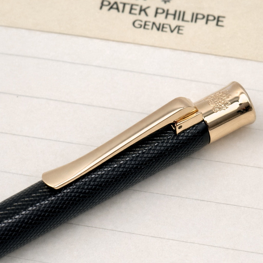 Graf Von Faber Castell Noir     Diamond Guilloché Pen