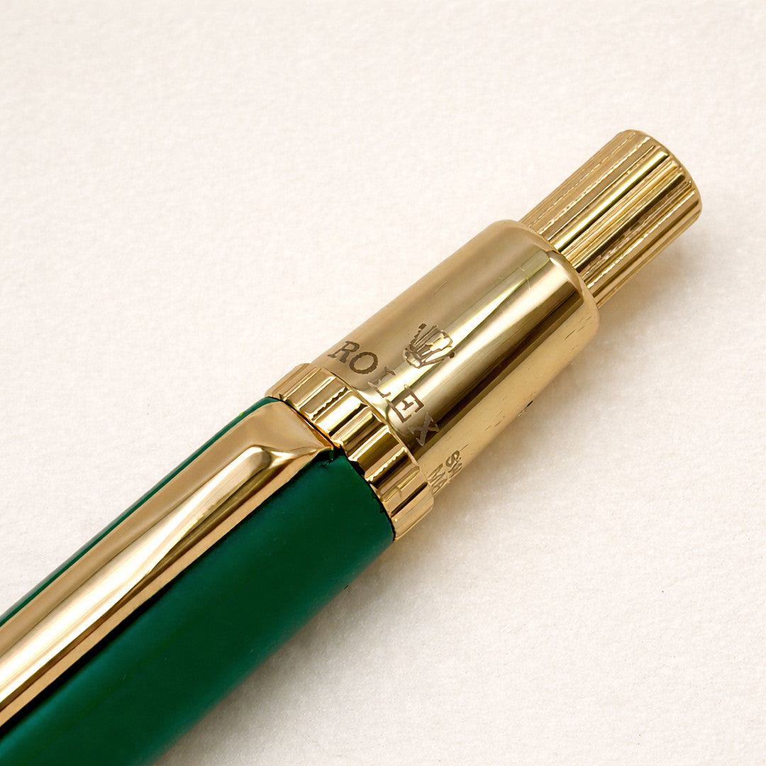 Emerald Executive Gold Hex Pen