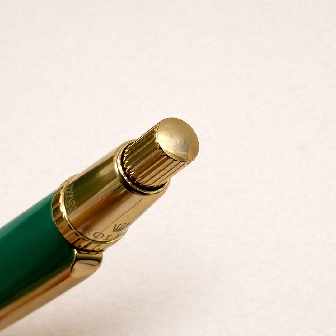 Emerald Executive Gold Hex Pen